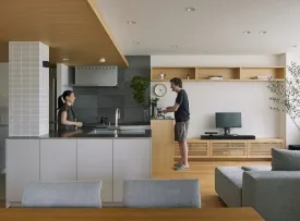 新宿区 / 夫婦＋子ども1人 / 築23年 / 74㎡のデザイン事例写真